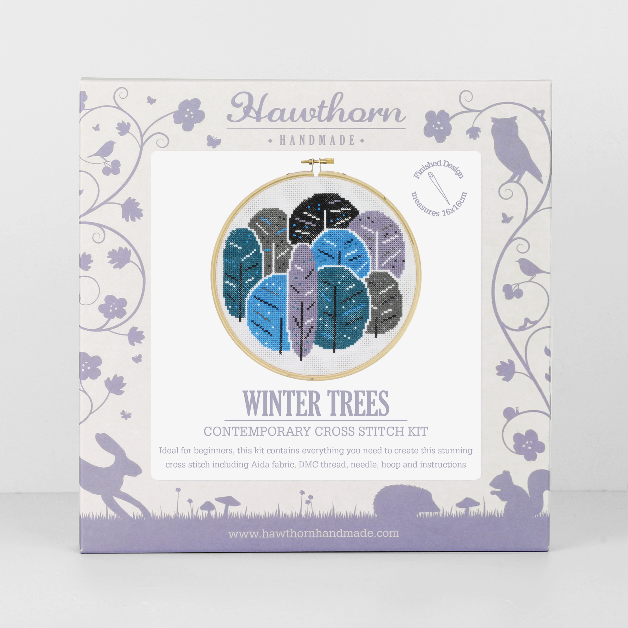 winter tree crossstich kit